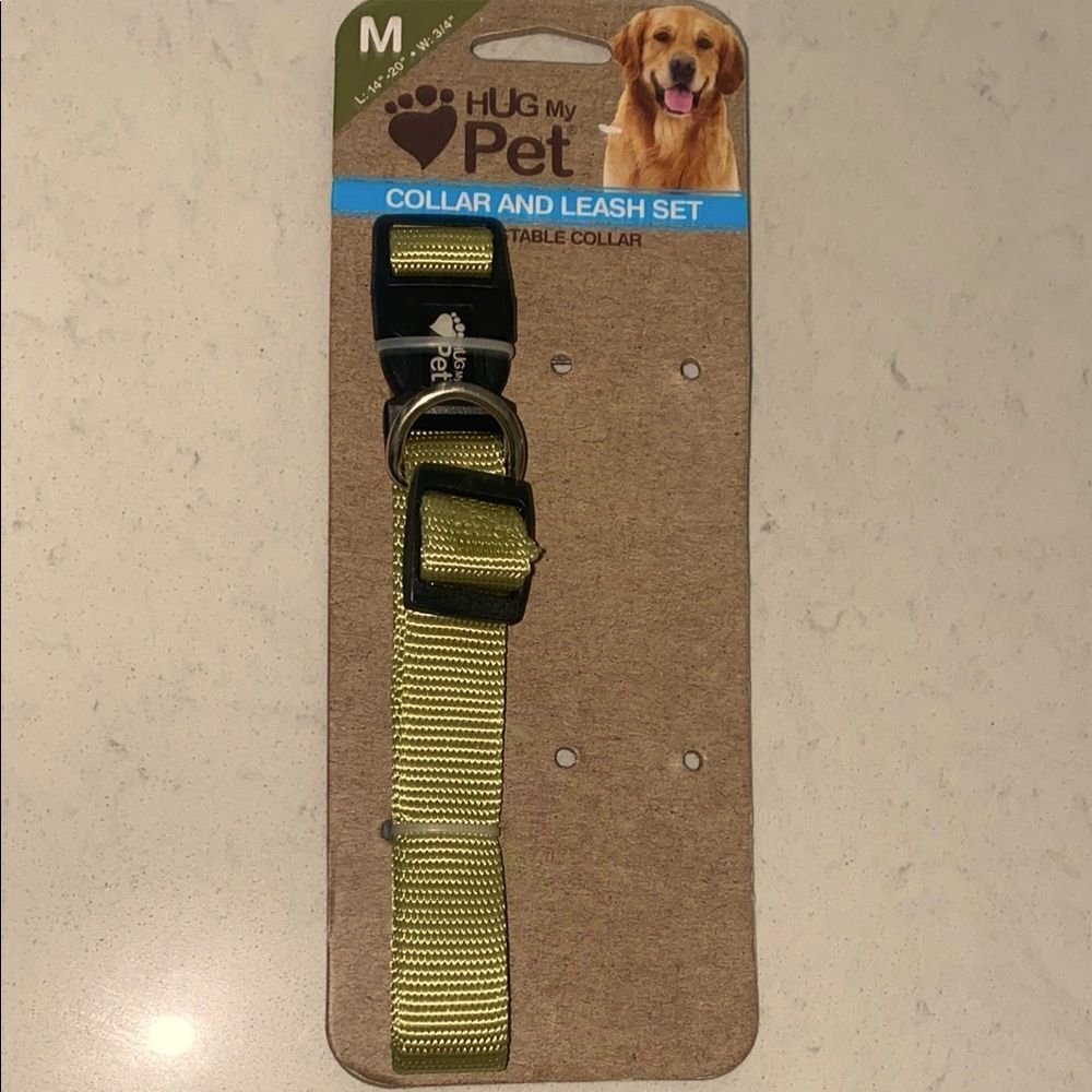 Adjustable Dog‎ Collar - Green